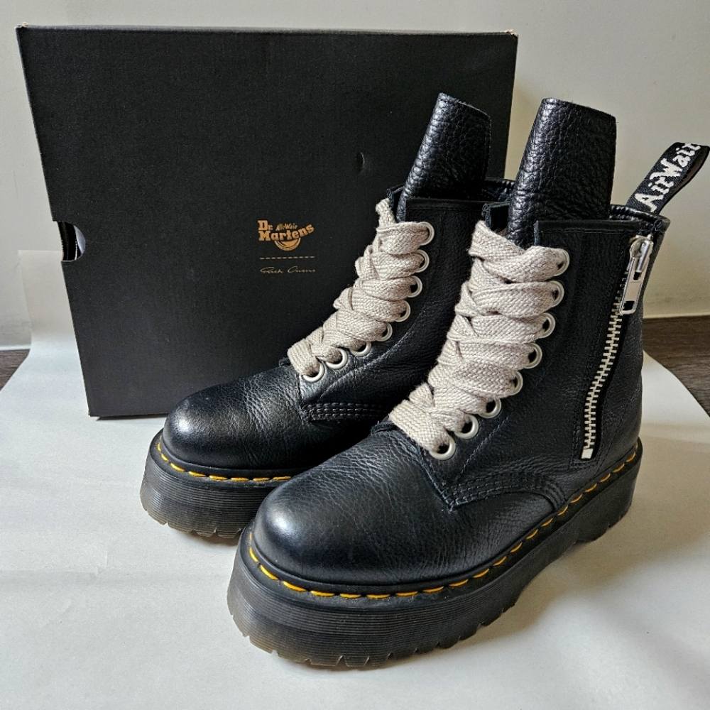 Rick Owens Dr Martens collaboration 1460 Platform Boots